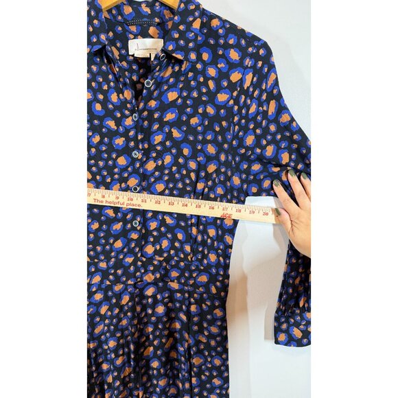 Anthropologie Loveland Jumpsuit US 6 UK 10 Leopard Print Viscose Wide Leg - Picture 5 of 14